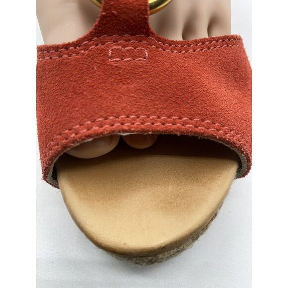 Coach Valeann Womens Tulip Platform Suede Sandal Size 8B - Picture 11 of 15